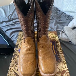 Tanner Mark 10.5 Square Toe Cowboy Boot